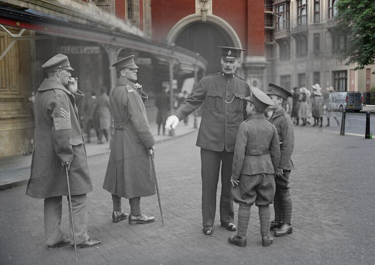 Фотоколлаж к 100-летию начала Первой мировой войны