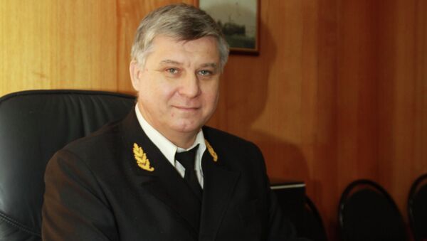 Первый заместитель генерального директора пароходства Сергей Емельянов