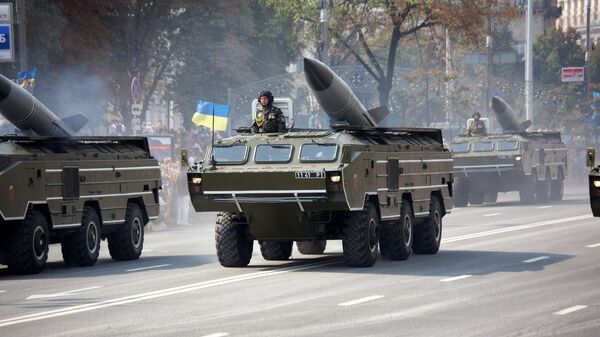 Тактический ракетный комплекс Точка на параде в Киеве