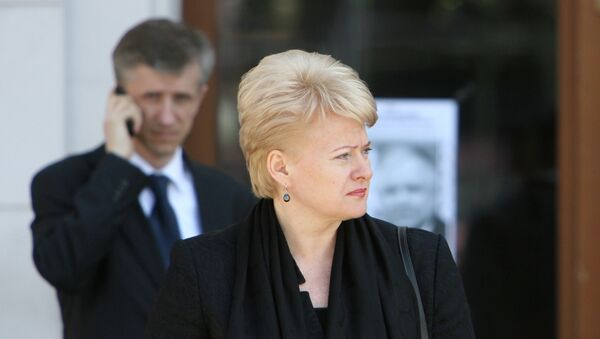 Президент Литвы Далия Грибаускайте. Архивное фото