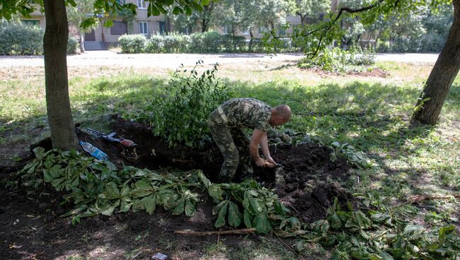 Ситуация в Донецкой области. Архивное фото