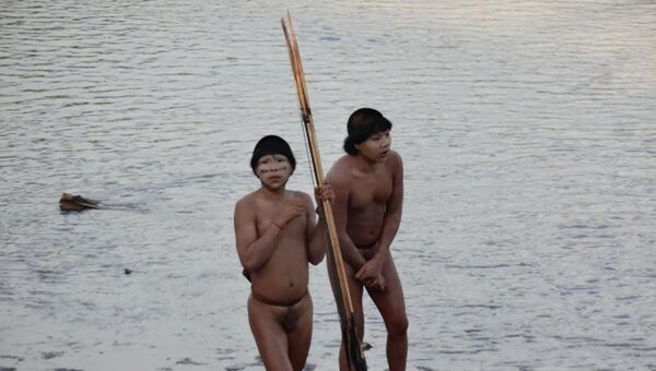 Группа индейцев в Бразилии впервые вступила в контакт с цивилизацией