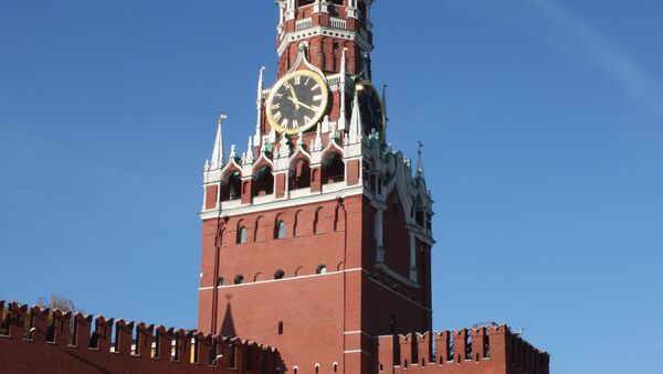 Спасская башня Московского кремля. Архивное фото