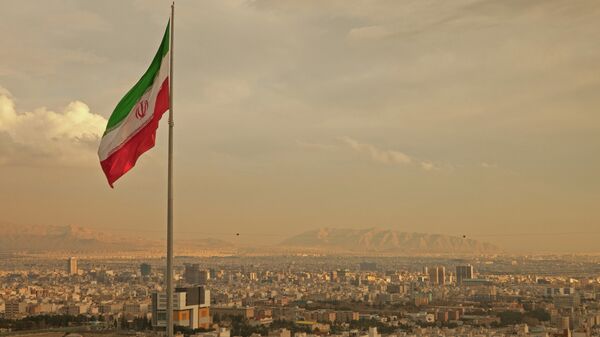 Вид на Тегеран, Иран. Архивное фото