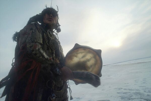 Один из последних нганасанских шаманов Дельсюмяку Костеркин