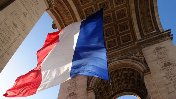 Флаг Франции. Архивное фото