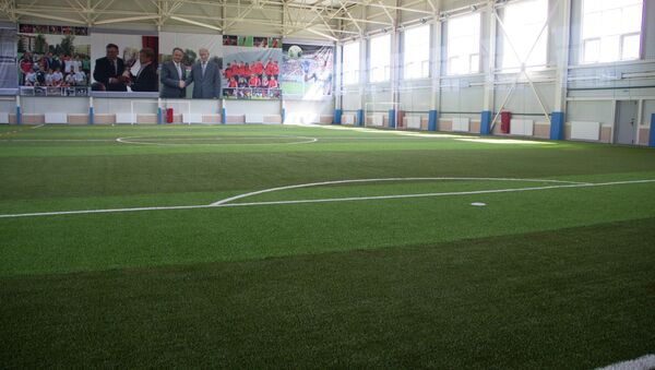 Открытие футбольного зала в Иваново