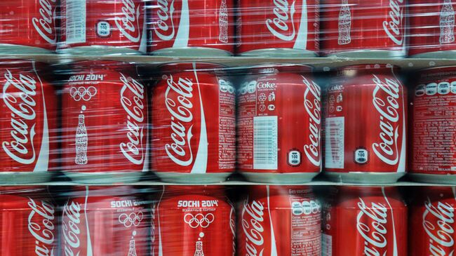 Работа завода Coca-Cola