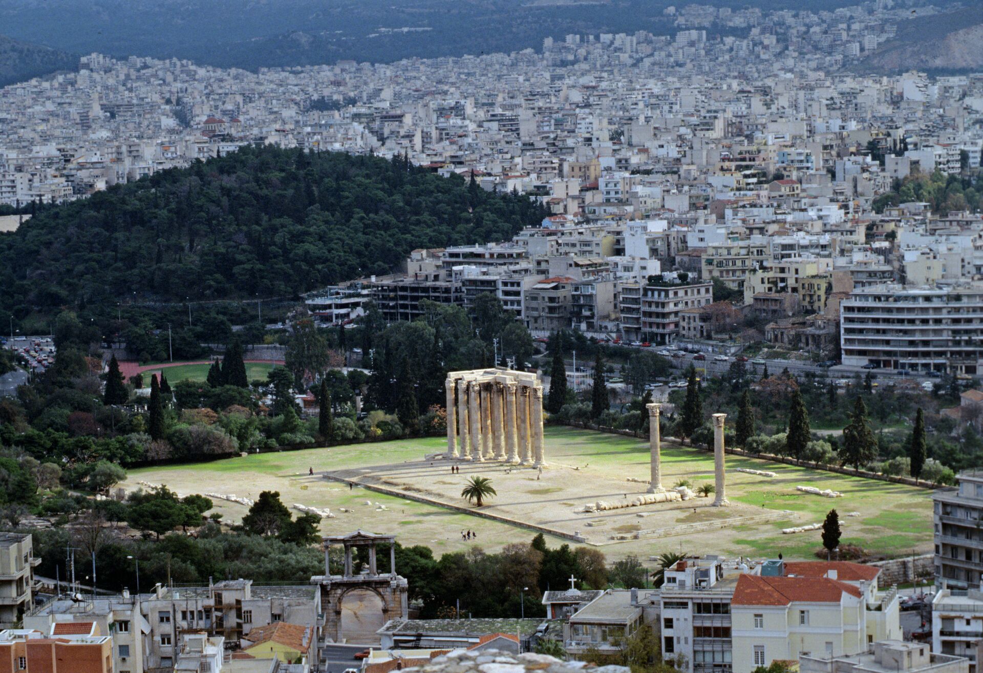 Вид на Афины с высоты Акрополя - РИА Новости, 1920, 01.08.2022