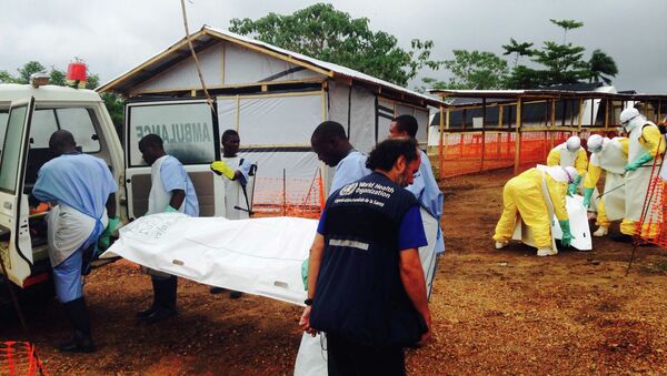 Медицинский центр для пациентов с вирусом Эболы в Нигерии