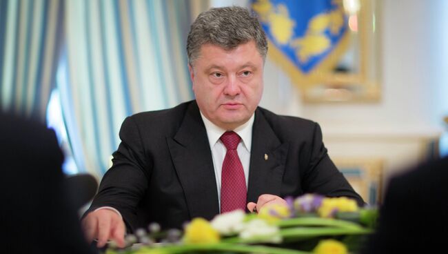 Президент Украины Петр Порошенко. Архивное фото.