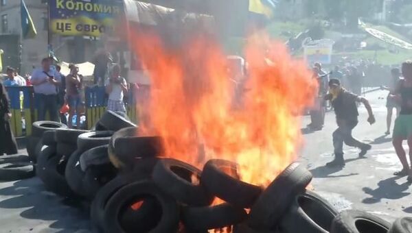 Беспорядки в центре Киева: мнения активистов и силовиков
