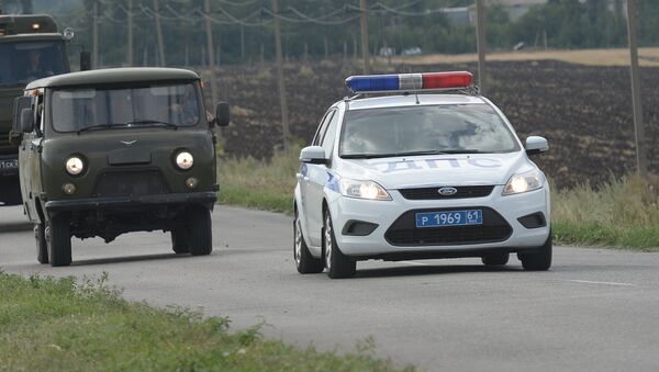 Автоколонна с украинскими военными