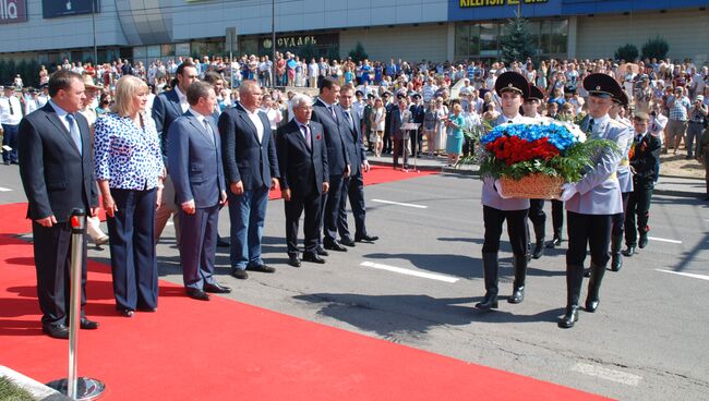 Открытие памятника героям Первой мировой войны в Липецке