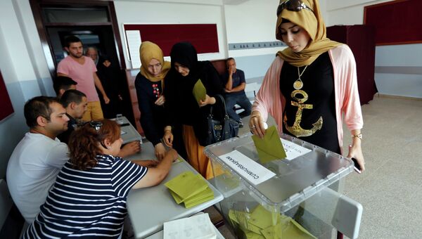 Голосование на президентских выборах в Турции