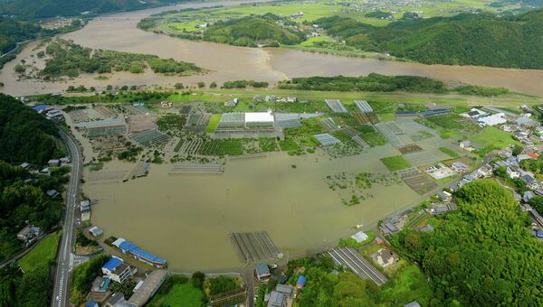 Последствия тайфуна Халон в Японии