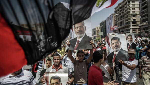 Сторонники резидента Египта Моххамеда Мурси. Архивное фото