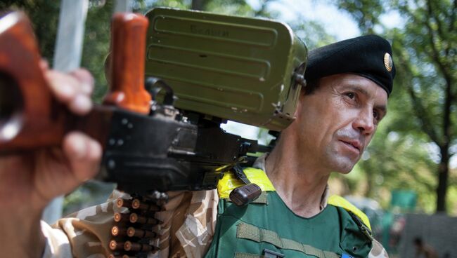 Боец батальона Донбасс. Архивное фото