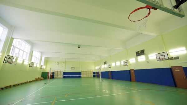 Спортзал в новой школе в Раменках. Архивное фото