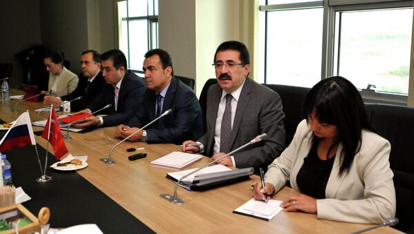Заместитель министра Минсельхоза Турции Нихат Пакдиль на переговорах с делегацией Россельхознадзора в Анкаре