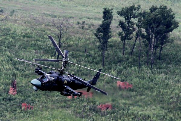 Армейская авиация, вертолет КА-52 Аллигатор
