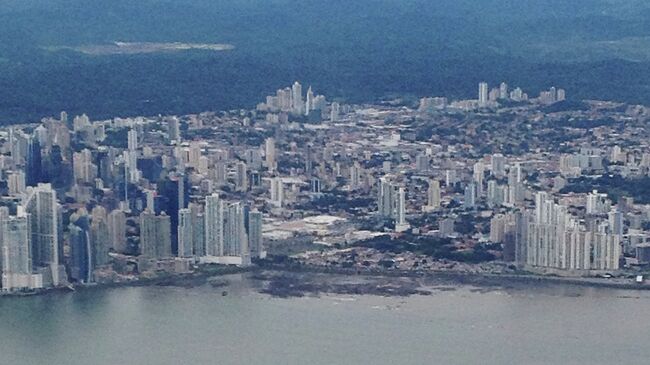 Вид на столицу Панамы