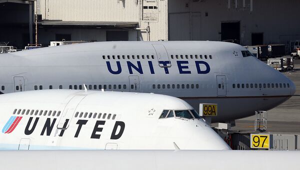 Самолеты авиакомпании United Airlines, архивное фото