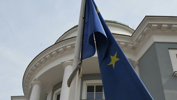 Здание представительства Европейского Союза в Москве. Архивное фото