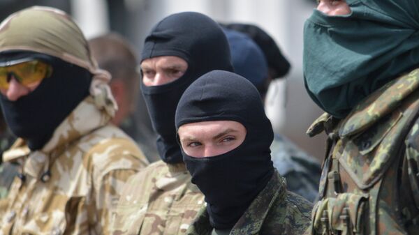 Бойцы батальона Донбасс, Украина