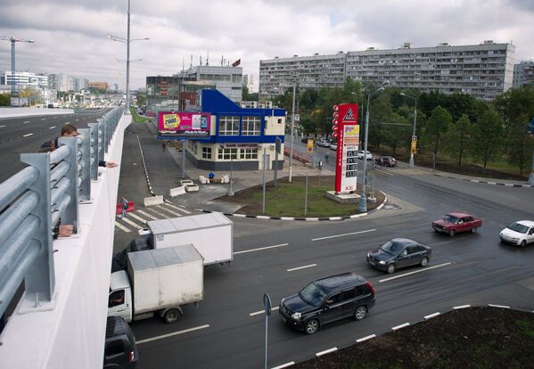 Новая многоуровневая транспортная развязка на Варшавском шоссе