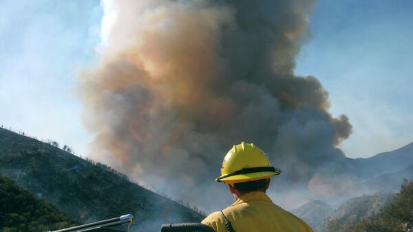 Лесные пожары в Калифорнии. Архивное фото