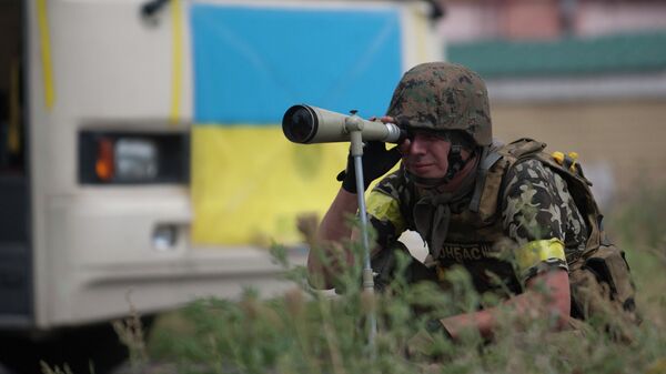 Боец батальона Донбасс, архивное фото