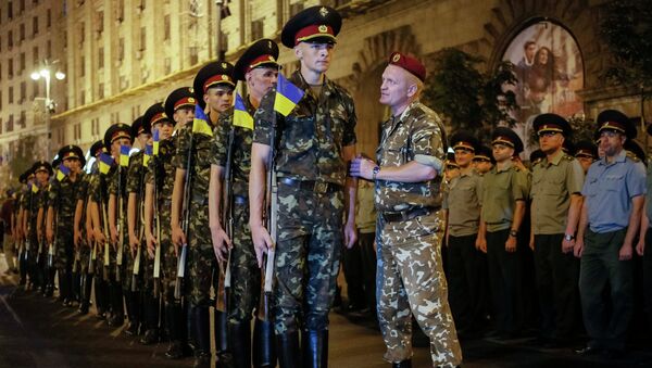 Репетиция парада ко Дню Независимости Украины 21 августа 2014