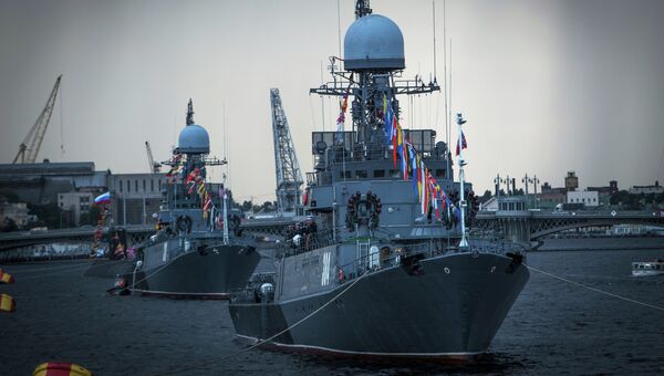 Парад кораблей в Санкт-Петербурге
