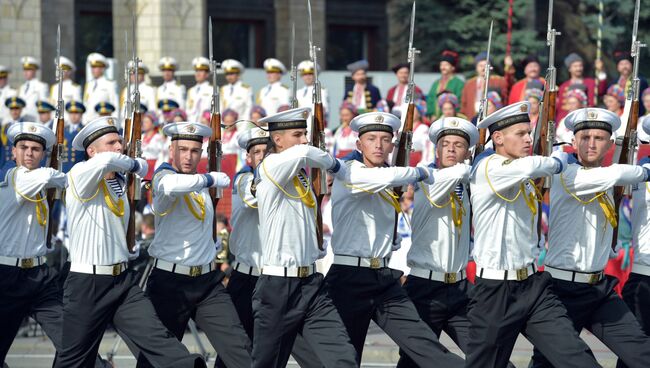 Парад в честь Дня независимости Украины. Архивное фото.