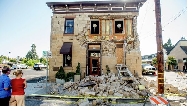 Землетрясение в США