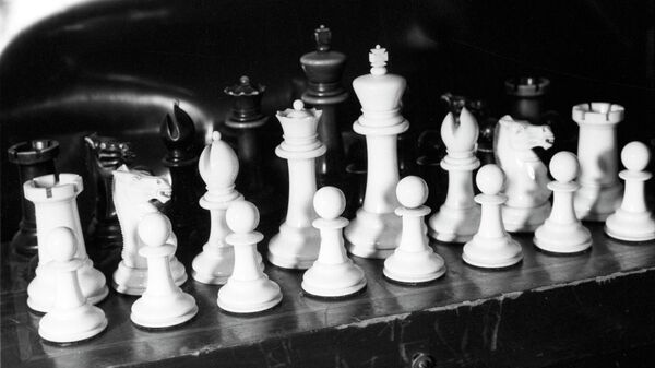 Шахматы, изготовленные в Лондоне