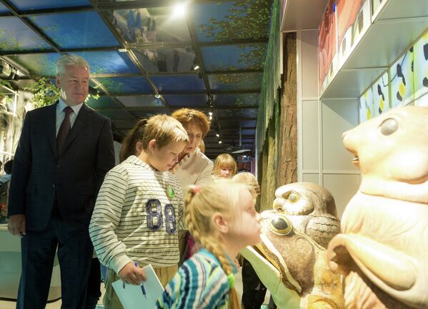 Сергей Собянин посетил интерактивный образовательный центр «Познай себя – познай мир» в Дарвиновском музее