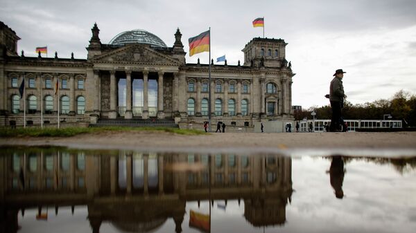 Здание, в котором находится парламент Бундестаг Германии. Архивное фото