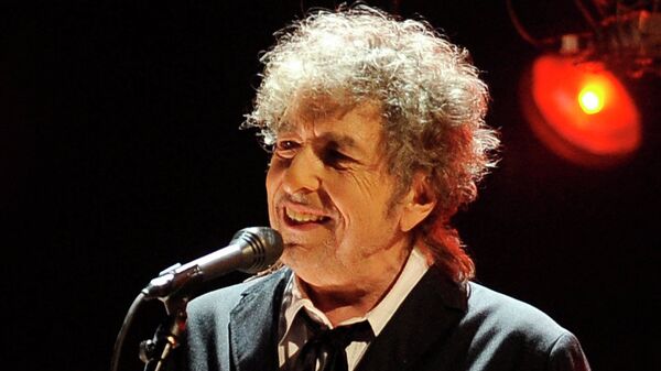 Американский певец Боб Дилан