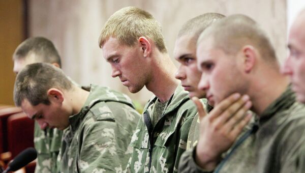 Российские десантники, задержанные на Украине за незаконное пересечение границы 