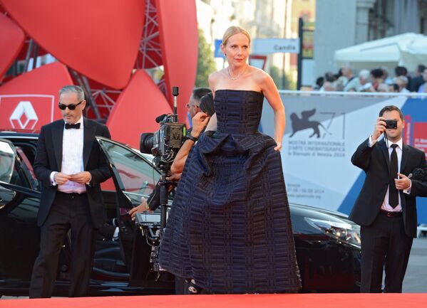 Американская актриса Эми Райан на церемонии открытия 71-го Венецианского международного кинофестиваля