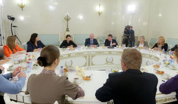 Встреча мэра Москвы Сергея Собянина с участниками краудсорсинг-проекта «Мой офис госуслуг»