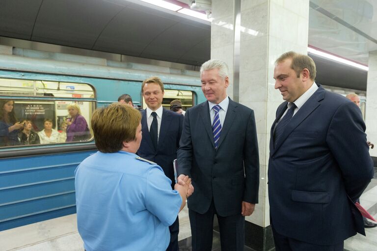 Открытие станции метро «Спартак» Таганско-Краснопресненской линии Московского метрополитена