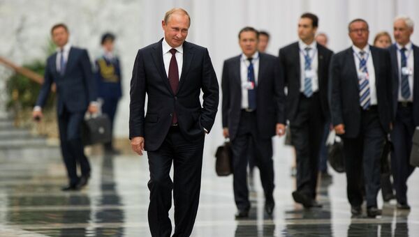 Президент России Владимир Путин в Минске. Архивное фото