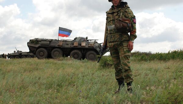 Ополченец ДНР под Донецком. Архивное фото