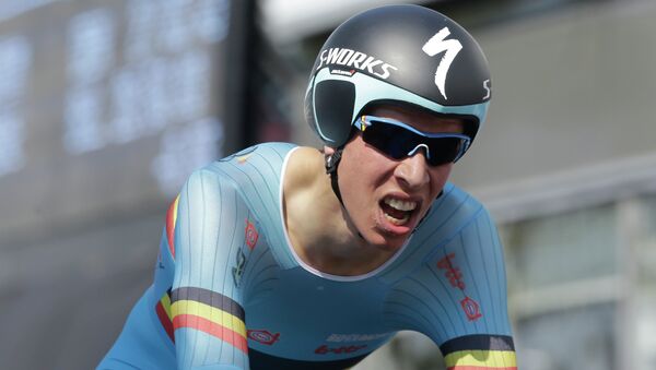 Чемпион мира по велоспорту среди юниоров 18-летний Игор Декране