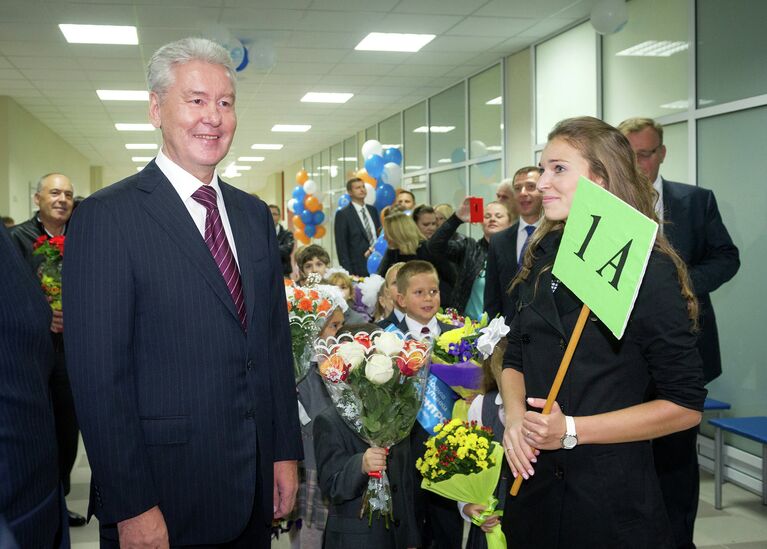 День знаний. Мэр Москвы Сергей Собянин