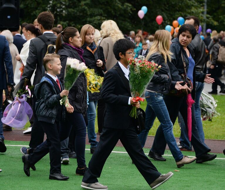 Начало учебного года в Москве