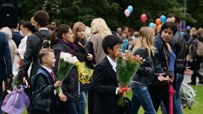 Начало учебного года в Москве